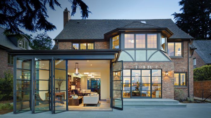 Lightening Up a Tudor With Steel and Glass