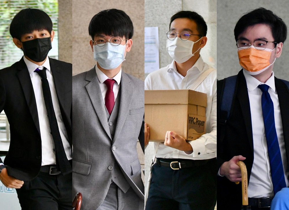 Four HKU student leaders see 'advocating terrorism' case adjourned