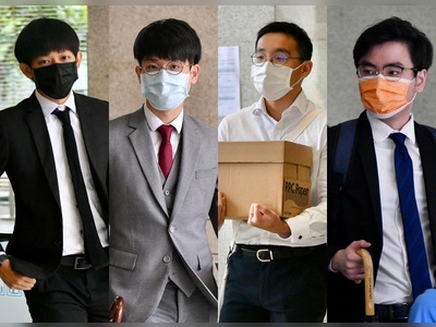 Four HKU student leaders see 'advocating terrorism' case adjourned