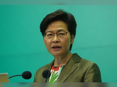 Hong Kong leader Carrie Lam in hospital with fractured elbow after fall