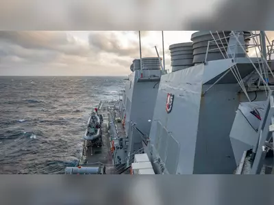 US warship sails through Taiwan Strait, first since Biden-Xi meet
