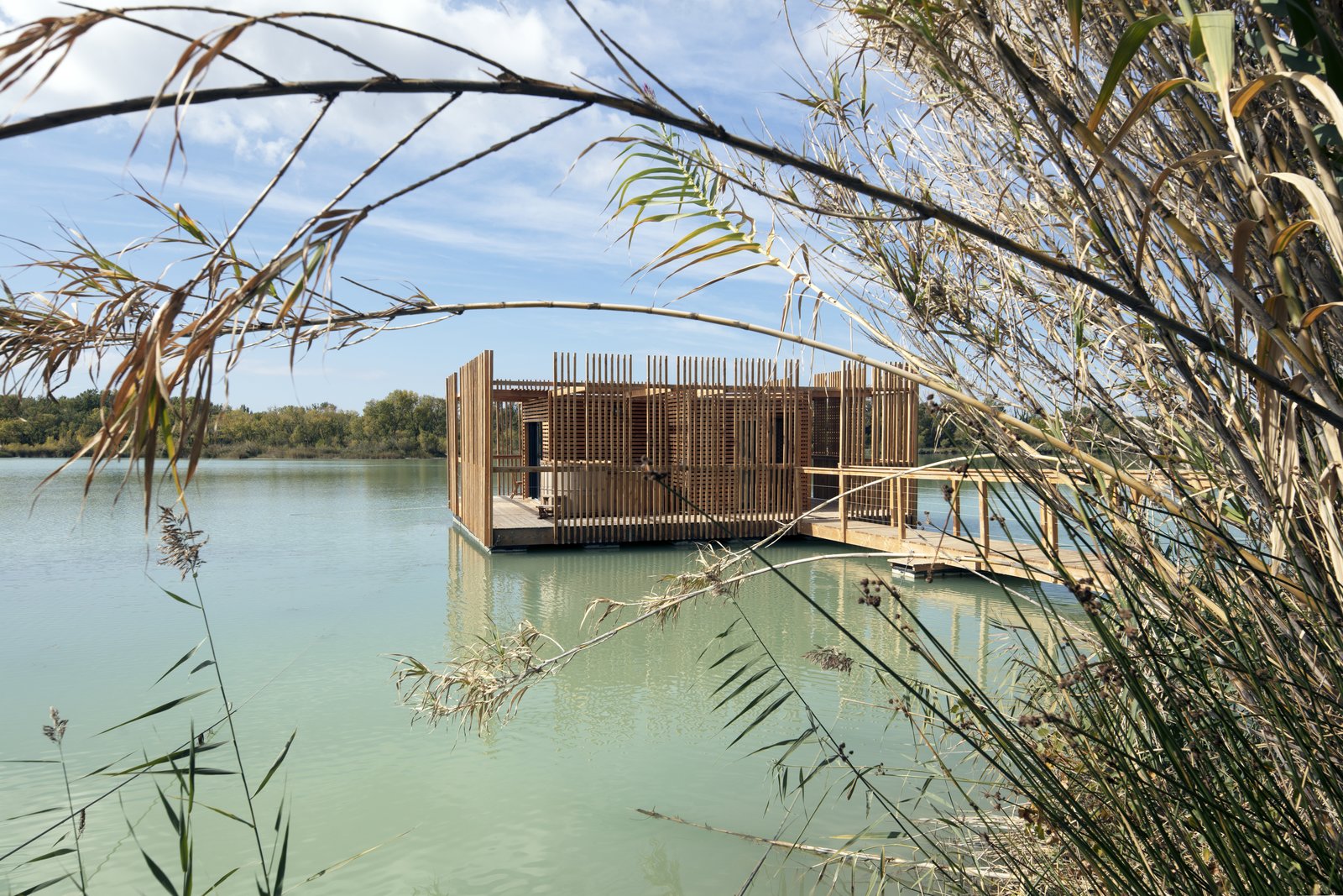 Drift Off in a Prefab Cabin at This Floating Hotel in France