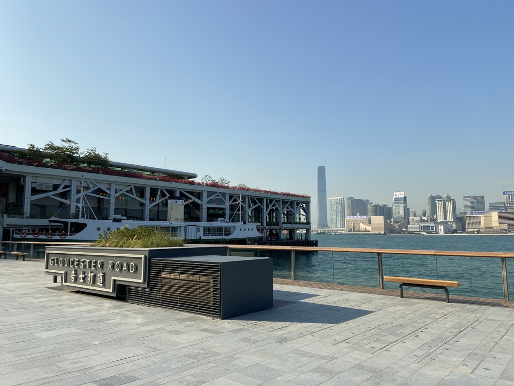 New stretch of Pierside Precinct at Wan Chai Harborfront opens up