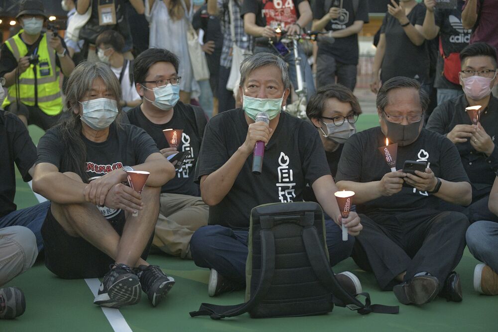 Tiananmen vigil leader has "no regrets" about defying police ban