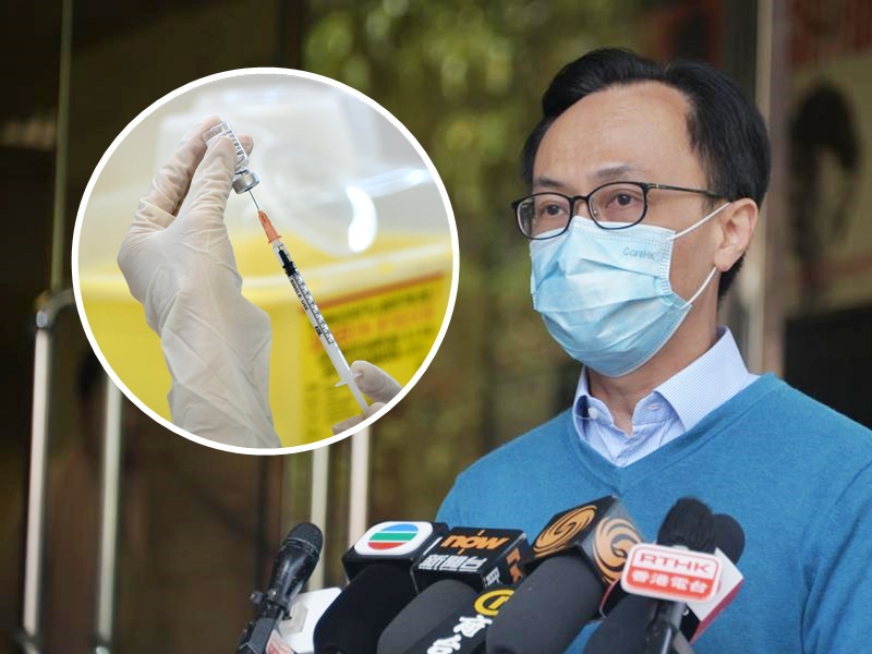 Patrick Nip wants 80 pc vaccine rate for mainland and international borders reopening