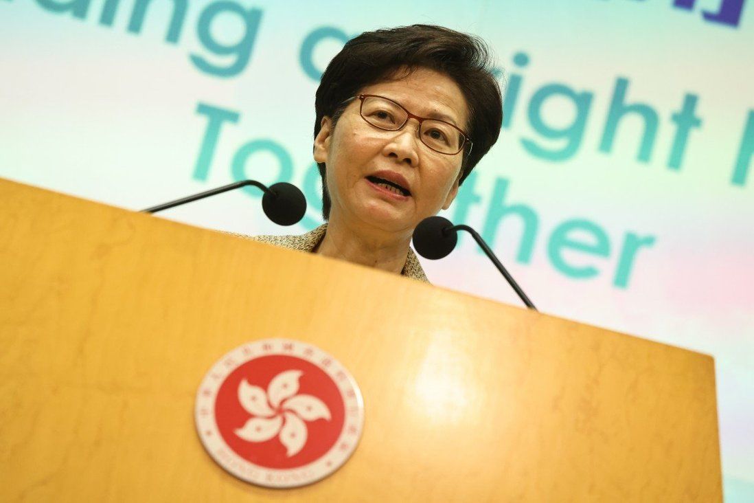 Lam to school Hong Kong teachers on constitutional role of chief executive