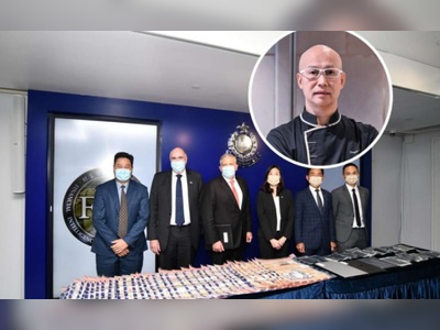 Joint operation sees 10 ramp and dump scammers arrested, including TV chef Wong Wing-chee