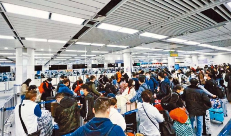 Thousands leave Hong Kong for the mainland in run-up to Lunar New Year