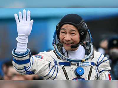 Japanese Billionaire Yusaku Maezawa Arrives At Space Station