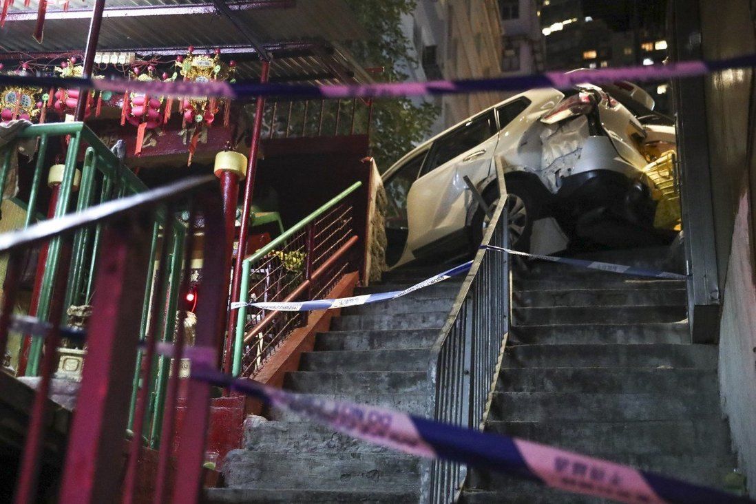 Woman, 27, dies after being critically injured in Hong Kong SoHo car crash