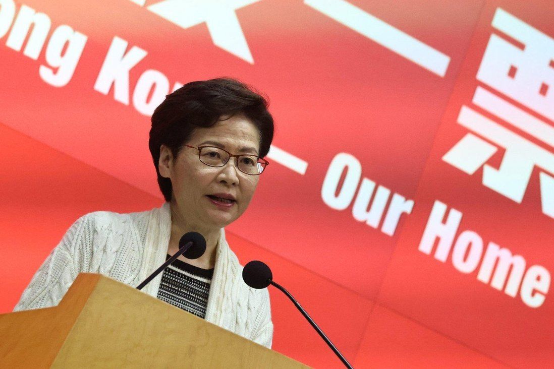 Hong Kong leader Carrie Lam sent razor blade in threatening letter