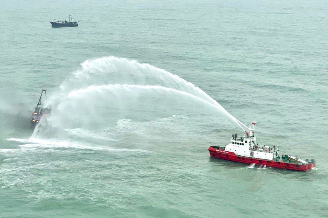 1 sailor dead, 2 missing after Hong Kong fishing vessel catches fire, sinks