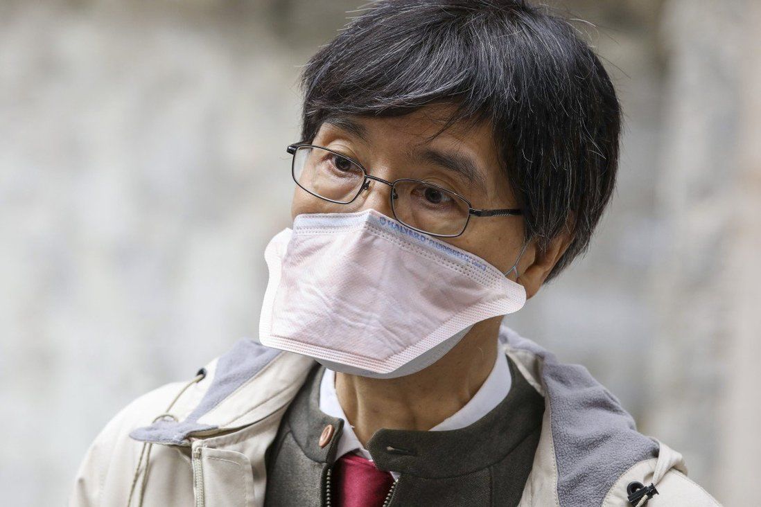 Why is Hong Kong’s top Covid-19 expert wearing a ‘Donald Duck’ mask?