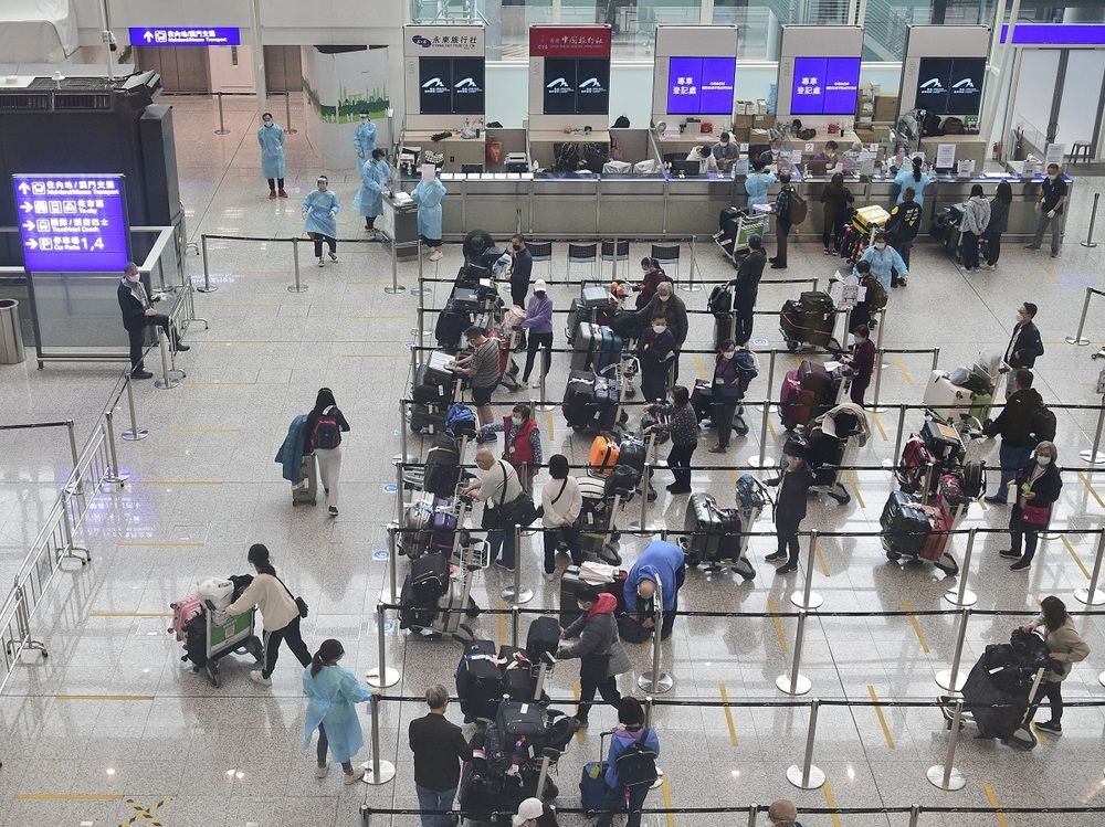 Hong Kong welcomed 91,000 visitors last year, 97pc less than 2020
