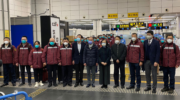 Second team of mainland medics welcomed by Hong Kong government