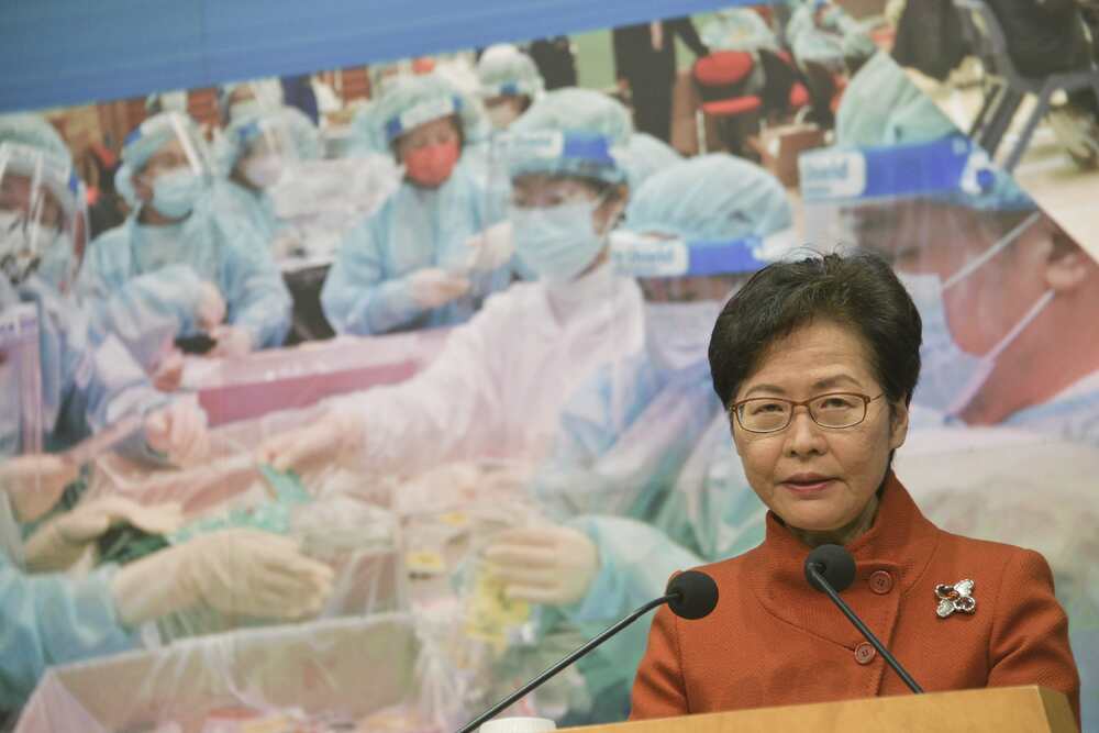 Mass testing details still on the drawing board, says CE Carrie Lam