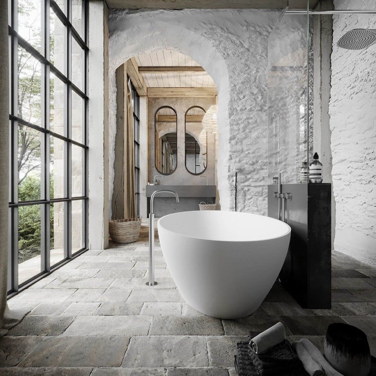 Sensational Bathrooms With Natural Timeless Elegance