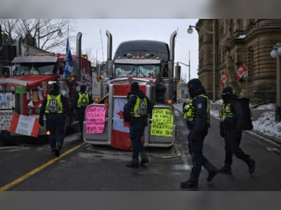 "You Have To Stop": Canada Police Move In To Remove Anti-Vax Protesters
