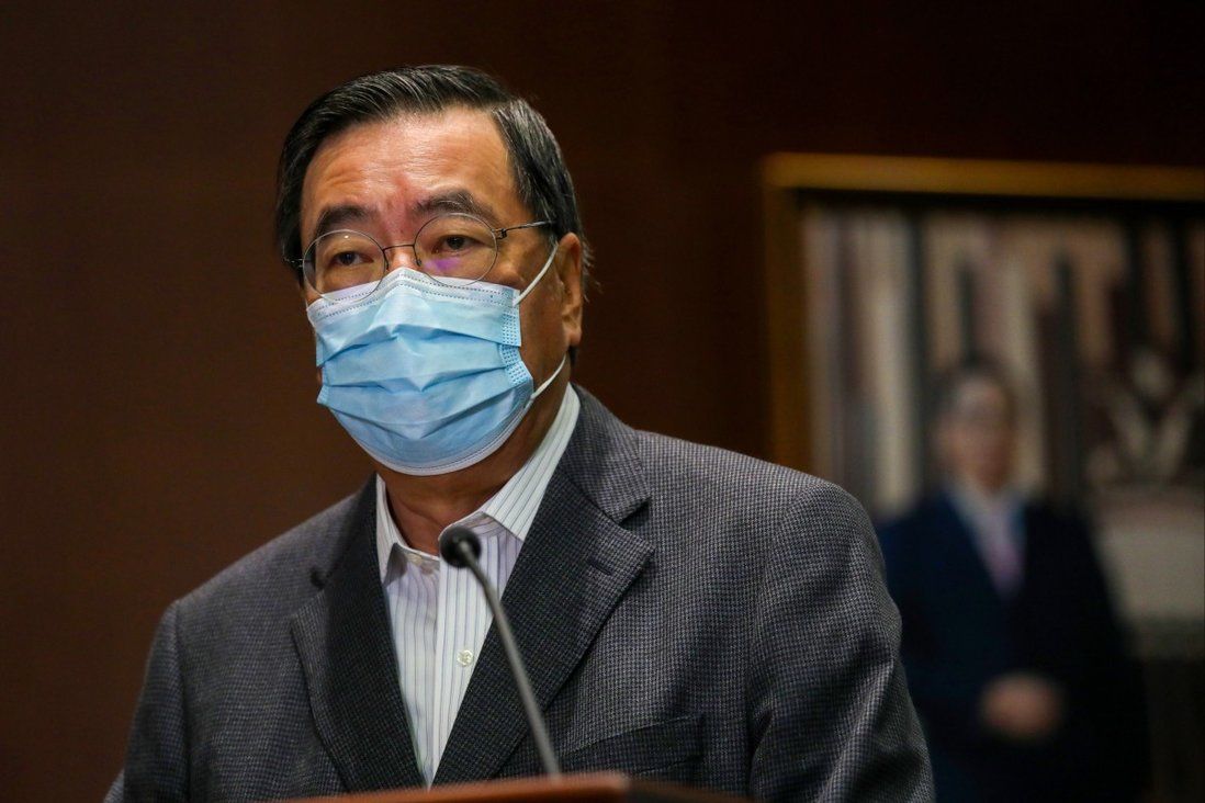 Hong Kong Legco chief to work from home after driver’s suspected Covid-19 infection