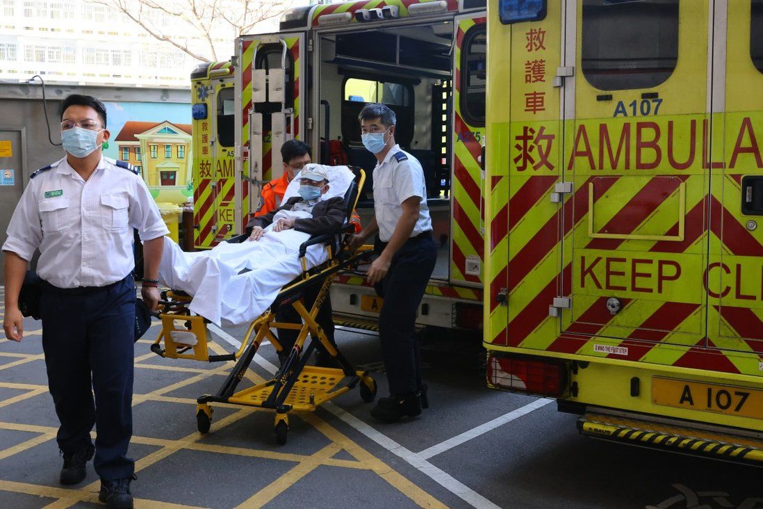 Hong Kong paramedics ‘stretched to limit’ by fifth wave of Covid-19 cases