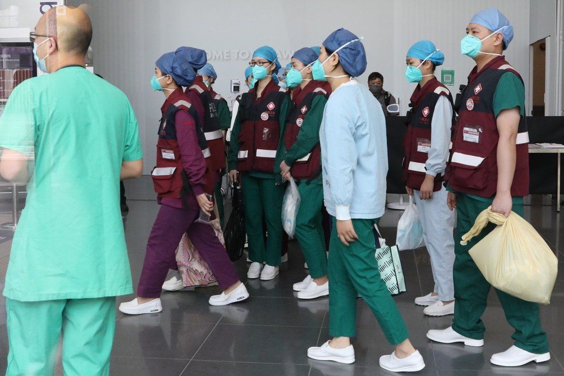 Mainland medical staff ‘boost treatment capacity’ of Hong Kong Covid-19 centre