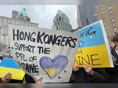 Hong Kong protesters around the world embrace Ukraine’s cause