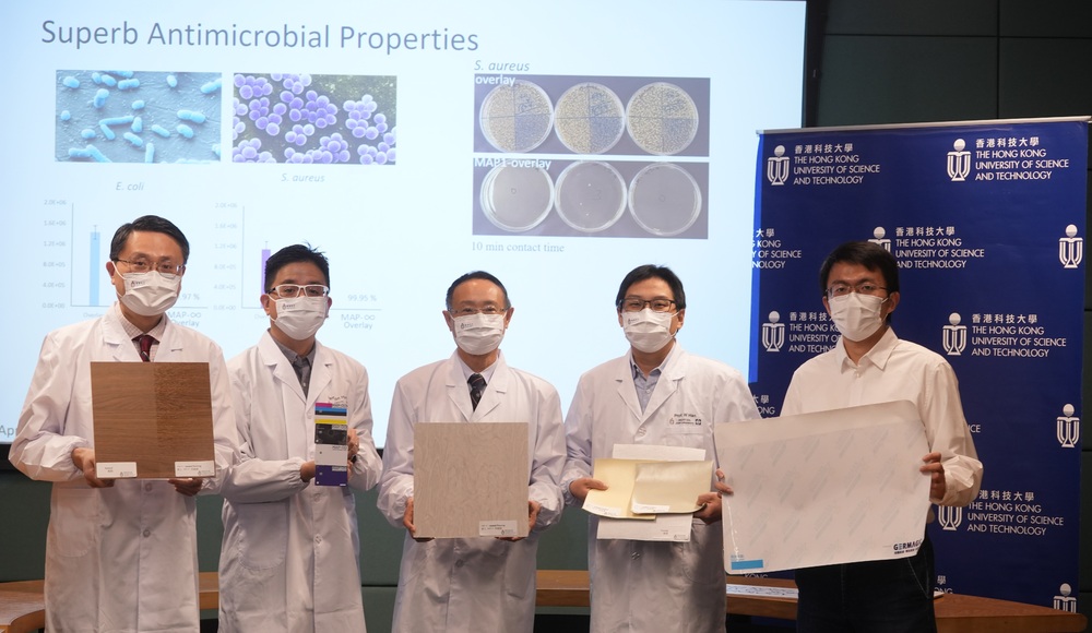 HKUST researchers develop new anti-Covid surface coating