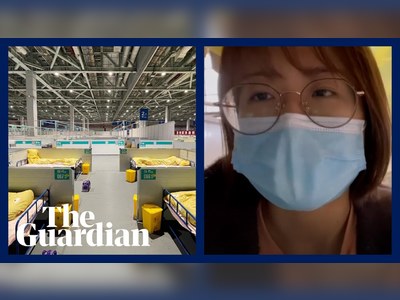 Covid: inside Shanghai's largest makeshift hospital – video