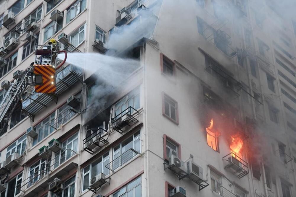 Shek Tong Tsui fire suspected to be caused by cigarette ash