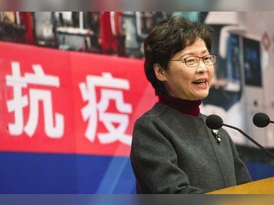 Hong Kong leader ‘in Shenzhen to discuss leadership race, pandemic’