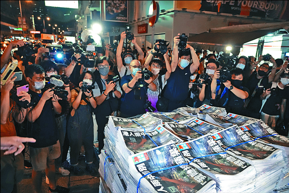 HK press freedom ranking plummets