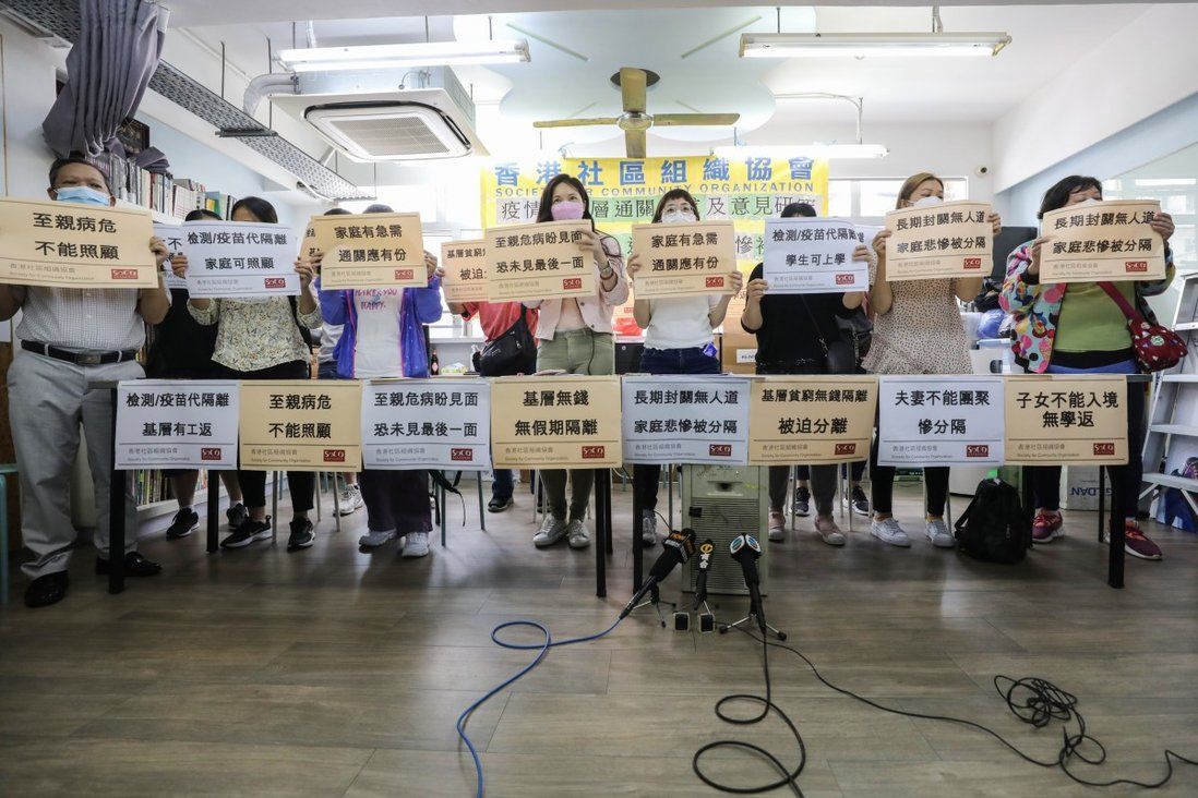 Call to help poor Hongkongers cut off from families on mainland China