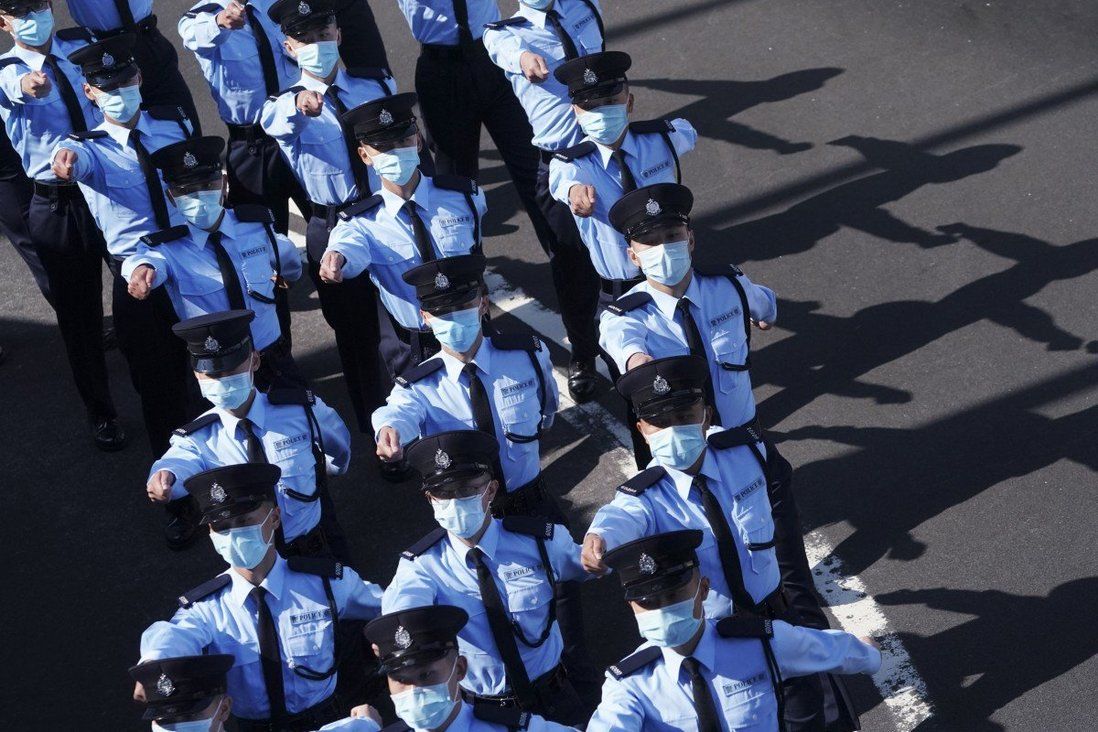 3 Hong Kong police officers suspended from duty following arrest
