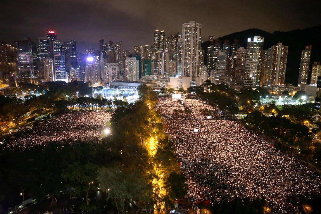 Football pitches in Hong Kong’s Victoria Park fully booked for June 4