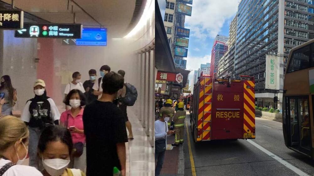 Air-con dust caused fire at Mong Kok MTR station