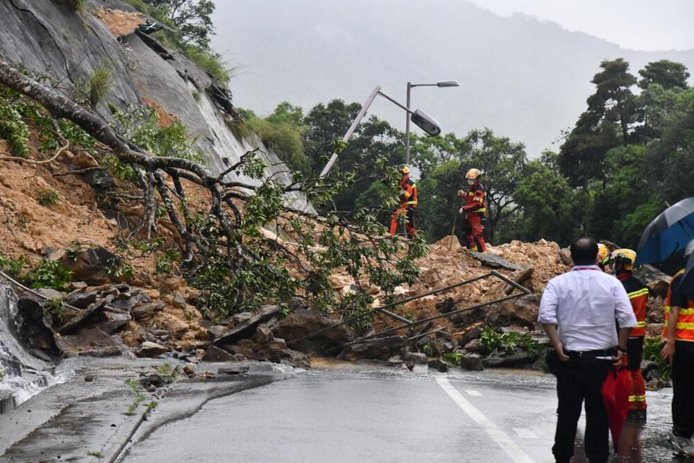 About 10 villages' residents affected by Sai Kung landslide