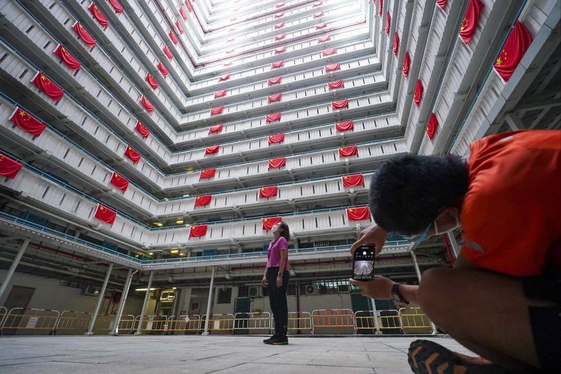 National, Hong Kong flags found damaged at public housing estates