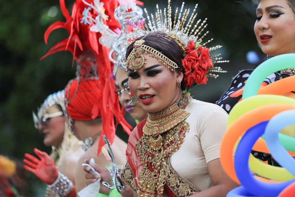 Thai LGBTQ+ allies join first official pride parade
