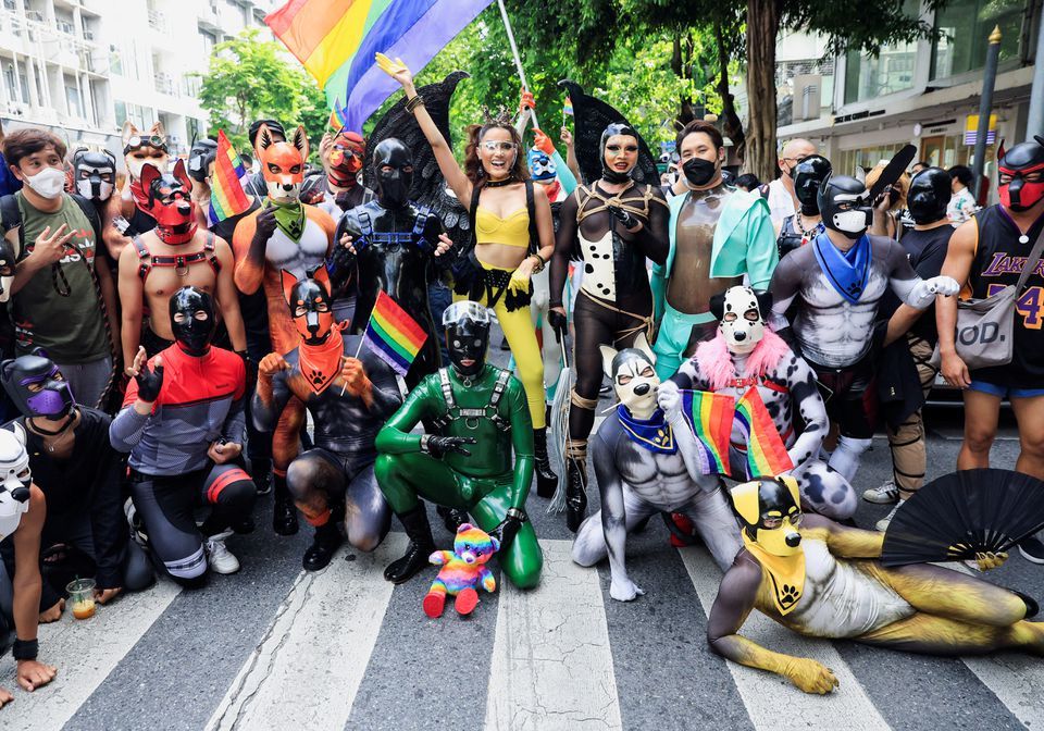 Thai LGBTQ+ allies join first official pride parade