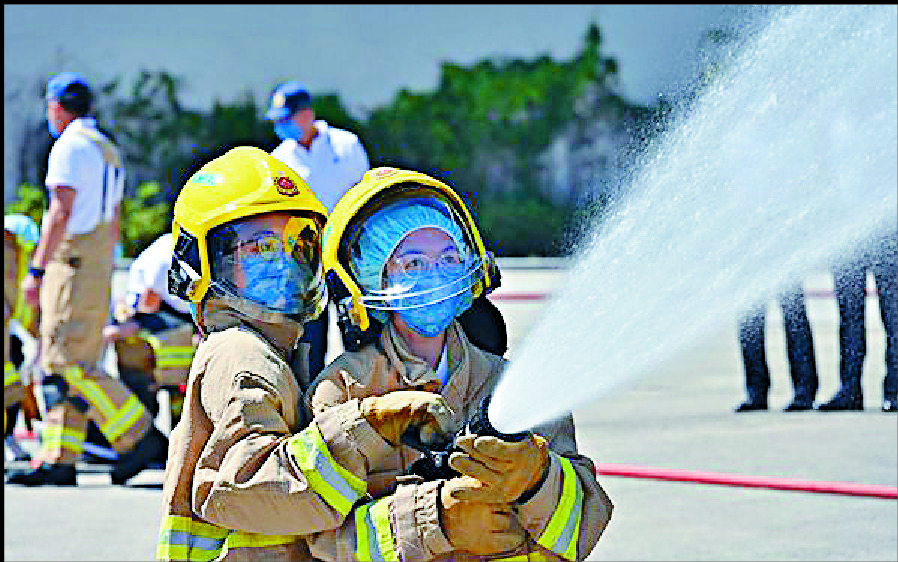 Teens get glimpse into work of firefighters