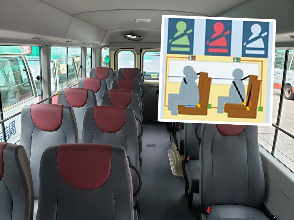 HK mulls passenger seatbelt safety alarm system for minibuses