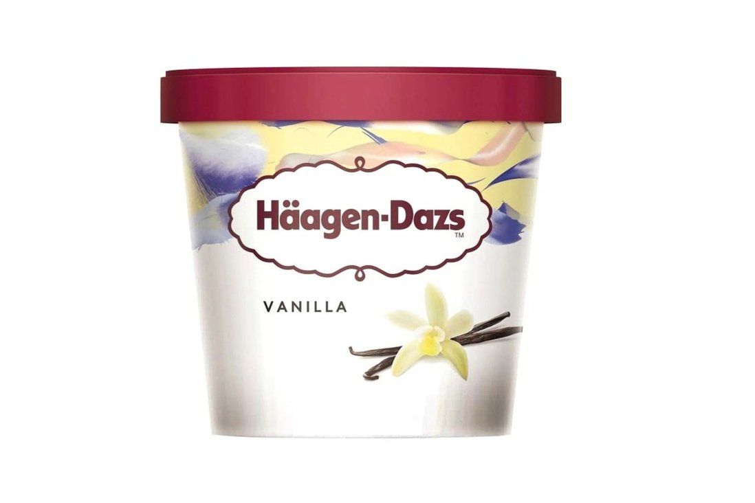 Batches of Haagen-Dazs vanilla ice cream pulled from Hong Kong shelves