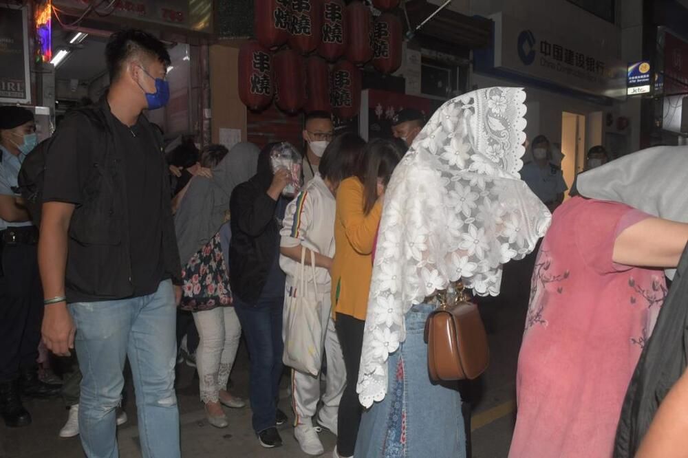 Escape passage sealed as police arrest 54 in gambling den raid