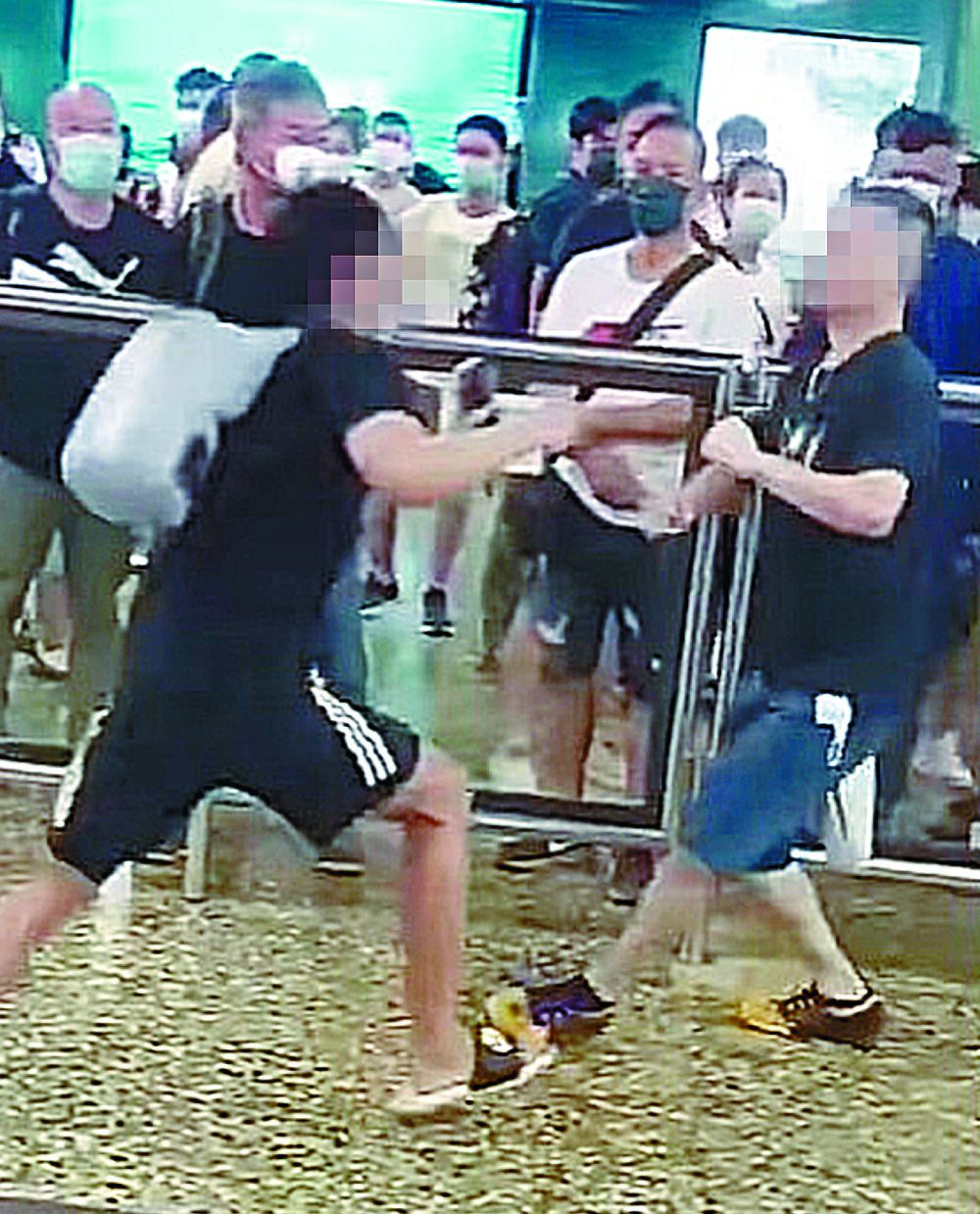 MTR station fighters kick up a storm