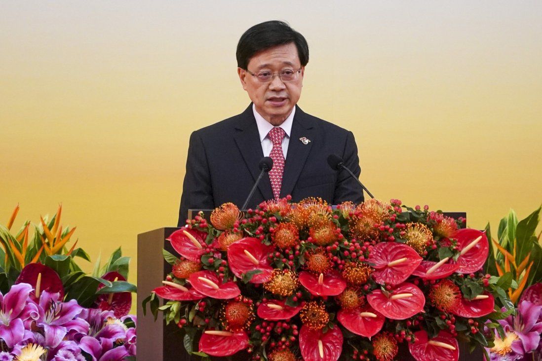 Newly sworn-in Hong Kong leader John Lee vows he ‘won’t let President Xi down’