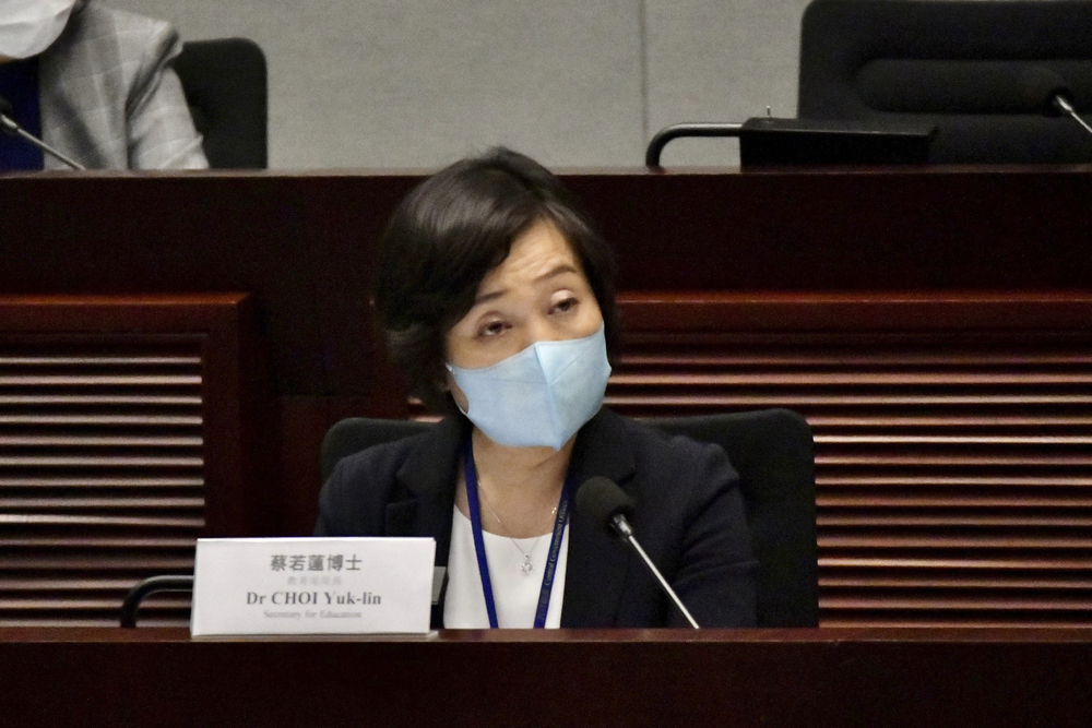 Christine Choi calls for respect after students leave halfway during national security seminar