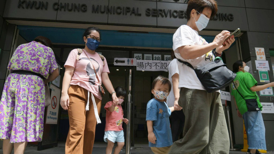 HK sees 9,901 Covid cases, pushes vaccination for children