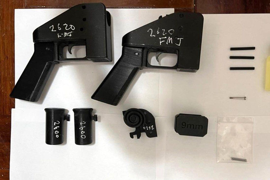 4 arrested in Hong Kong after police find gun parts, 3D printer, weapons blueprint