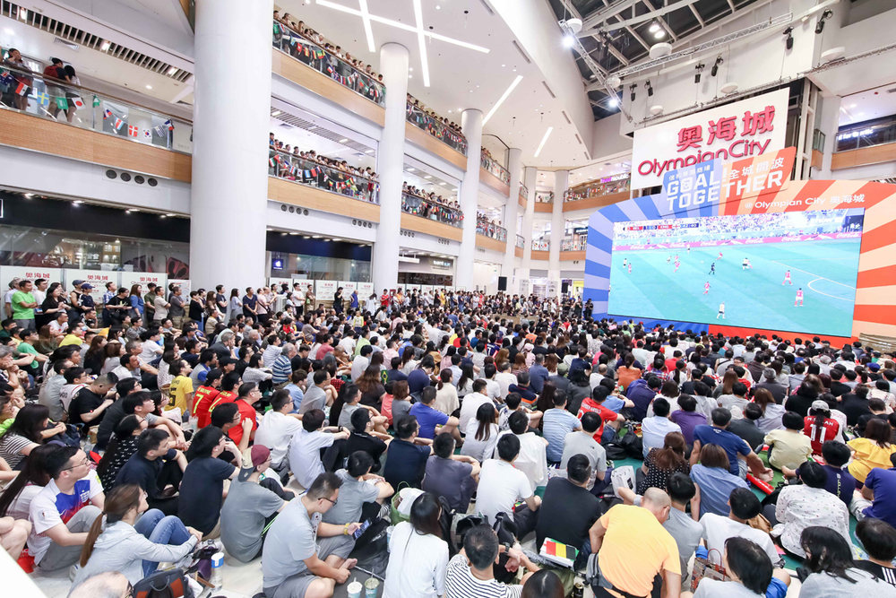 Catch all the World Cup action live on big screen in Sino shopping malls!