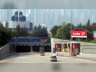 Tolls of three cross-harbor tunnels to rise with new govt standards